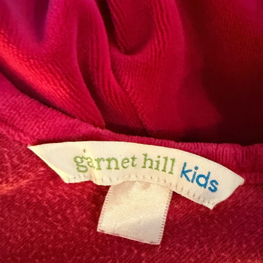 Pink velour Garnet Hill Kids dress‎